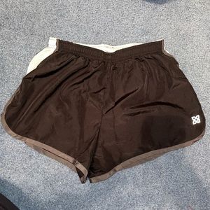 Black and grey workout shorts- size Medium